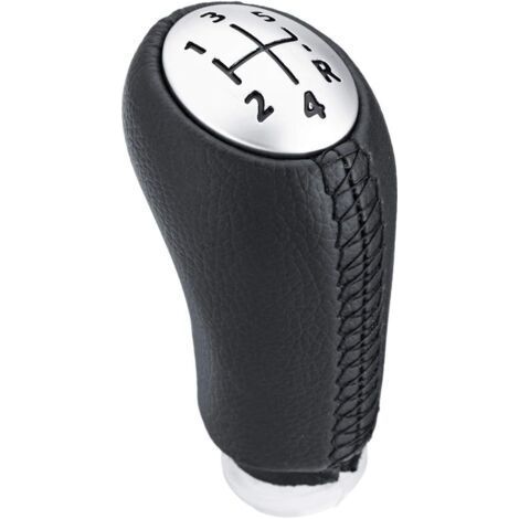 Pomello del cambio a 5 marce in similpelle per Renault Laguna Megane 2 Clio 3 03-09 (1/5)