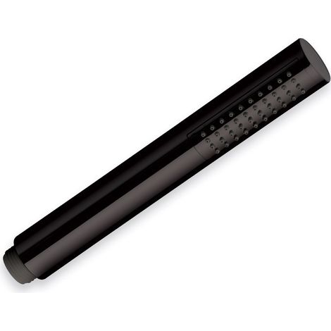 Cristina Ondyna – Douchette monojet anticalcaire 18,5 cm – ABS noir mat – Garantie 8 ans – Facile à nettoyer – Compatible barres de douche - PD10213 (1/3)