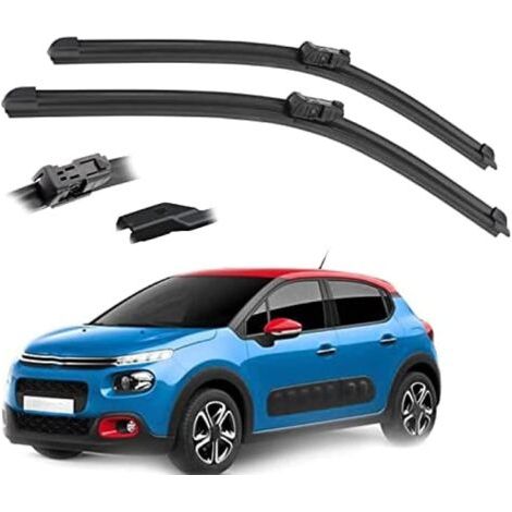 Balais D'essuie-glaces pour Citroen C3 MK3 2016 2017 2018 2019 2020 2021 2022 26"+ 16", Balais D'essuie-glace Avant Et Arrière Essuie Glaces Jeu De (1/4)