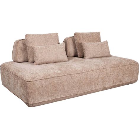 Canapé beige en tissu à dossier modulable - mocca boldweave (1/5)