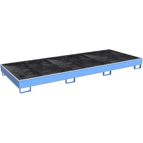 Bauer Südlohn Bac de rayonnage avec insert PE RW-GR 3300-2 PE, peint, bleu clair (1/2)