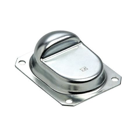 ARRESTO PER CANCELLI A BATTENTE ART. 166 tipo piccolo - mm 120 x 100 - h.42
