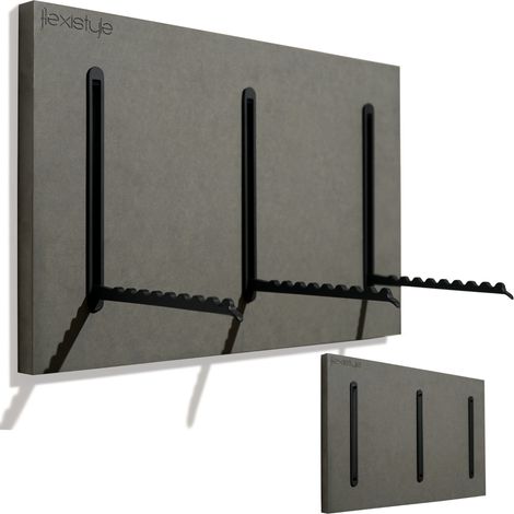 Grauer Kleiderbügel 25x40cm für Jacken