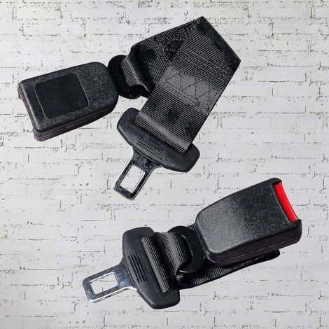 2pack Rallonge de ceinture de sécurité, rallonge de ceinture de sécurité de voiture, boucle de ceinture de sécurité 23CM MNS (1/4)