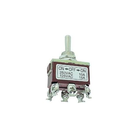 INVERSEUR BIPOLAIRE A LEVIER ON-OFF-ON 10A/250V SWITCHES JS-511C (1/2)