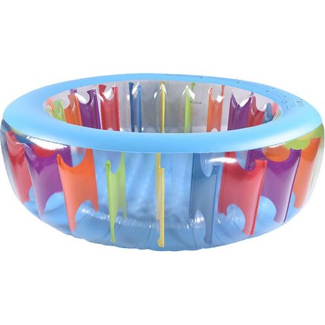 Grande Piscine Gonflable Arc-en-Ciel 160x160x50 cm – Pataugeoire Portable pour Enfants et Adultes, Idéale pour Jardin et Extérieur (1/4)