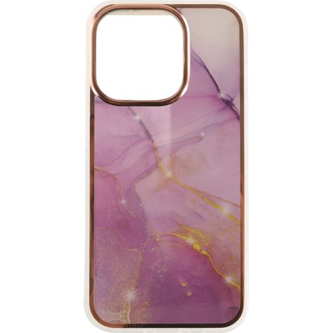 Adatta a custodie per telefono con motivo marmorizzato a copertura totale, sottile, leggera e resistente, compatibile con iPhone 15.
