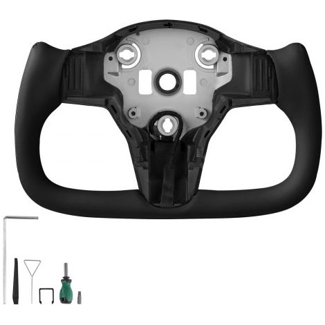 Volante per Tesla Model 3 2016-2023, Volante in Fibra di Carbonio (1/5)