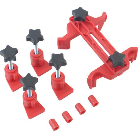 Sollbry Kit de 5 herramientas de bloqueo de árbol de levas para cambio de correa de distribución, reparación de motores, herramienta para vehículos, taller de coches (1/5)