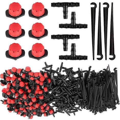 Kit de 300 pièces pour système d'irrigation goutte à goutte à monter soi-même, arrosage automatique pour jardin (1/4)