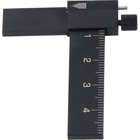Règle de traçage isométrique réglable, outil de gravure parallèle équidistant pour maquette, traceur de lignes noire (1/5)