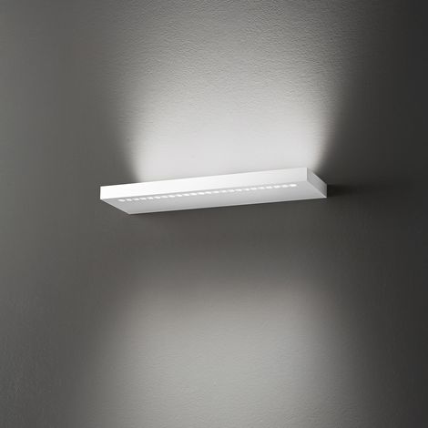 Applique Moderna Bed Metallo Bianco Led 28W 3000K (1/2)