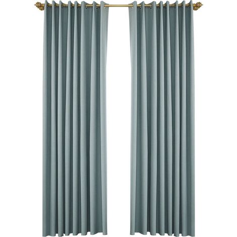 Tende oscuranti per camera da letto, tende isolanti con occhielli per soggiorno, set di 2 pannelli (53106 pollici) (1/5)