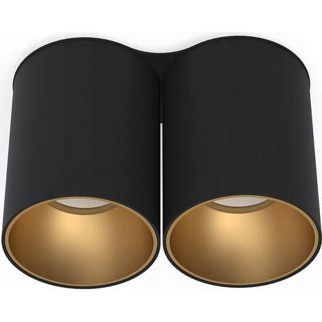 Plafoniera spot Nowodvorski Eye Tone 2xGU10 nero oro (1/3)