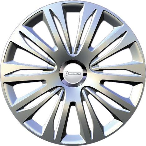 MICHELIN 4 enjoliveurs 16 Chrome NVS42