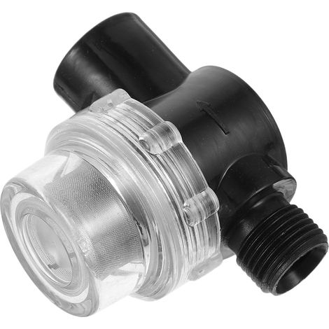 Filtre en Ligne à Filetage Intérieur 1 sur 2 Mailles 50 en Acier Inoxydable Passoire pour Tuyau D arrosage Noir Purificateur D eau (1/5)