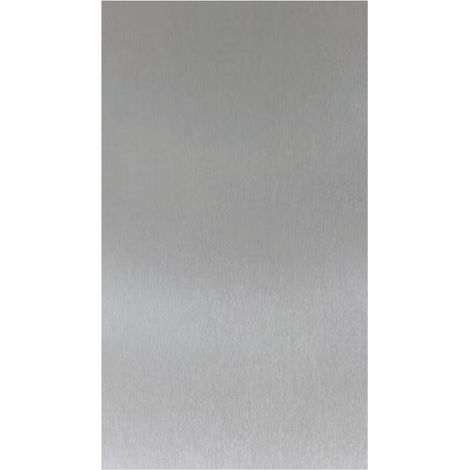 Pannelli decorativi parete effetto acciaio inox, rivestimento murale PVC UV impermeabile 120x60 set 6 pezzi - Divina Home (1/5)
