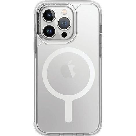 Funda de carga Magclick Uniq Combat para iPhone 15 Pro Max de 6,7 pulgadas, color blanco/blanco (1/5)