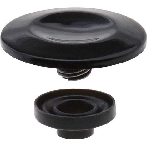 BEBUSINGOTO Joystick 8K0998068A Tastenabdeckung mit Dichtungsring, kompatibel mit A4, A5, A6, A8, Q5 und Q7, Kunststoff, Schwarz/Hell