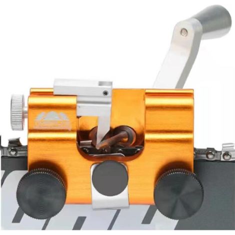 Aluminum Alloy Chainsaw Chain Grinding Tool Chain Household Sharpening Chain Bracelet Sharpener (1/5)