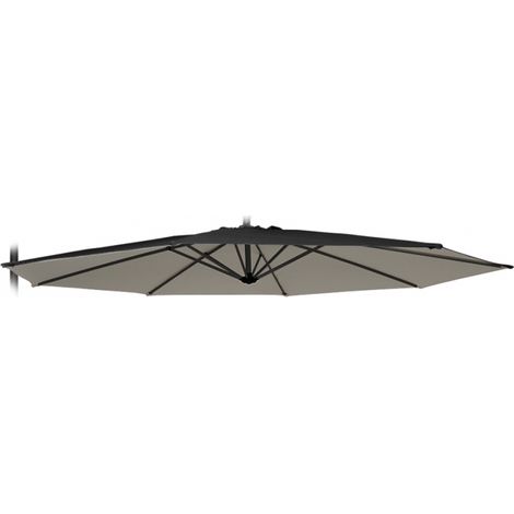 Telo ricambio per Ombrellone Giardino 3x3 Ottagonale Braccio Alluminio Fan Noir
