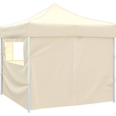 Tente de fête Crème 291 x 291 x 315 cm Tissu Oxford (1/5)