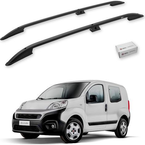 TURTLE kompatibel mit Fiat Fiorino 2008-2025 Dachreling Crown Schwarz (1/5)