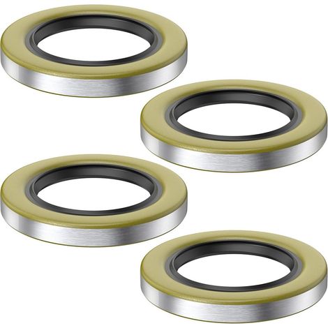 4er-Pack 010-036-00 Doppellippen-Fettdichtung für Dexter Texcom RV Trailer ersetzt 01003600 10-36 22333TB ID 2,250" x OD 3,376" Anhängernabe Radfettdichtung 5200-7000lb Anhängerachsen D42 (1/5)