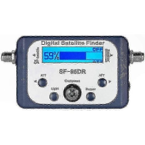 Satellite Signal Finder with LCD Screen and Compass for DVB-S2 FTA Testing (1/5)