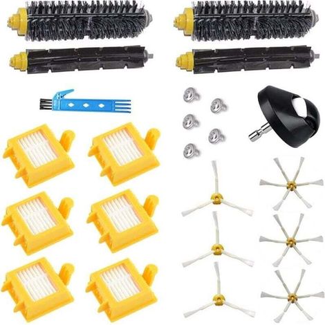 Accessory kit for iRobot Roomba 700, 720, 750, 760, 770, 780, 790, 772, 774, 776, and 782 series: Main brush, replacement parts for cord (1/4)