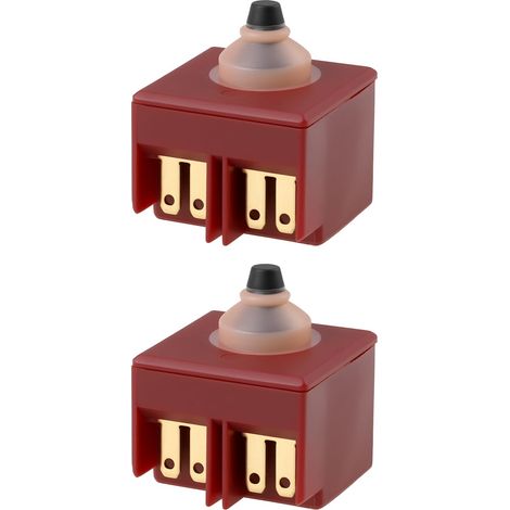 Lot de 2 interrupteurs pour meuleuse d'angle AC250 V compatibles avec 6-100 GWS6/8-100 S1M-FF03-100A TWS6600 (1/5)