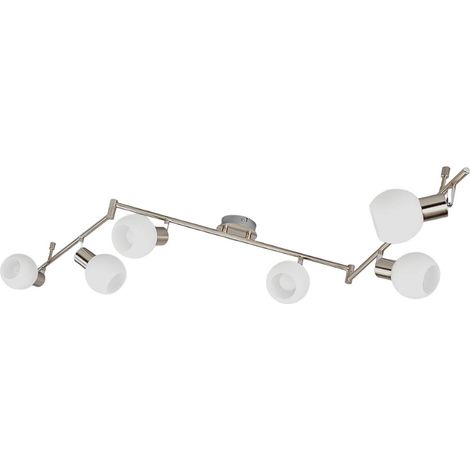 Lindby Lámpara de techo 'Elaina' en Gris Metal