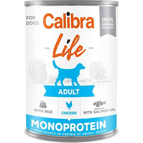 Calibra Dog Life Canult Chicken and Rice 6x400gr