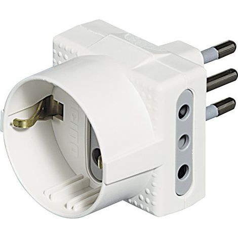 Bticino Adattatore tris 10A bianco