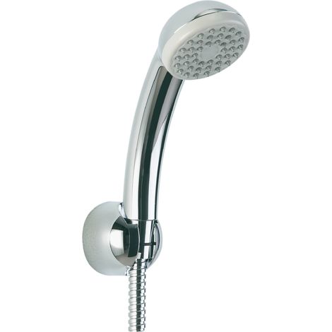 Set de douche PRIMEO avec support mural douchette 1 jet pluie, chrome, ALTERNA, Ref. SET10 - Besoin D'Habitat
