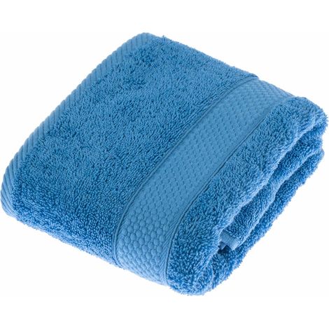 HOMESCAPES Turkish Cotton Cobalt Blue Hand Towel