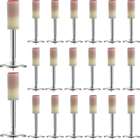 200 clous ronds en acier 7.3 mm – Lot de 200 pour pistolet à clous béton – Faible bruit et durable – Applications variées en construction (1/5)