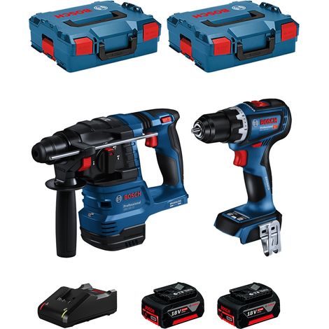 BOSCH Kit BK221 (GBH 18V-22 + GSR 18V-90 C + 2 x 5,0 Ah + GAL18V-40 + 2 x L-Boxx 136) (1/5)