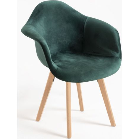 Sillas Comedor - Silla Belu Terciopelo - Verde