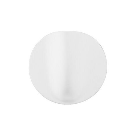 Sirio Lampada da parete LED 8W in ceramica bianca con diffusore opale 3000K, design artigianale Made in Italy diametro 24 cm IP40 per interni