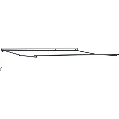 vidaXL Estructura del Toldo Gris antracita 400 x 350 cm Aluminio (1/2)