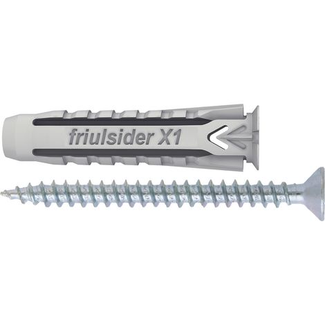 Friulsider TASSELLO UNIVERSALE X1 EVO CON VITE  100 PZ. mm. 6x30