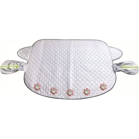 Protege Pare Brise - 157 x 126 cm - Universel pour Voiture - Protection Hiver Anti Givre Neige Glace Pluie Soleil - Repliable (1/5)