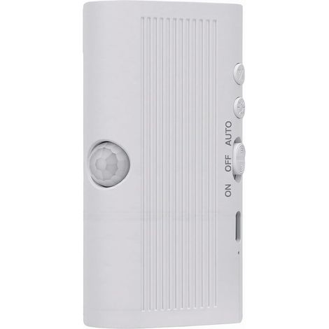 Veilleuse Intelligente à Capteur de Mouvement, Rechargeable, Lumière Ambiante Changeante de Couleur, pour Couloirs et Escaliers, Plastique, 1 unité (1/5)