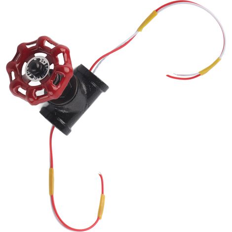 Interrupteur en T style Steampunk G1/2 avec fils pour lampe de table de robot industriel 12V 120V (1/5)