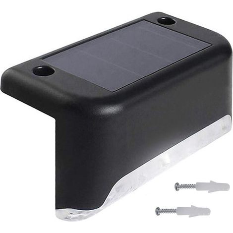 Maclean MCE319 Lampe Solar mit Dämmerungssensor Lampe Solar für Terrassentreppenzaun 4000K, Ni-MH 100 mAh, 80x45x45mm, IP44 (1 Stück) (1/5)