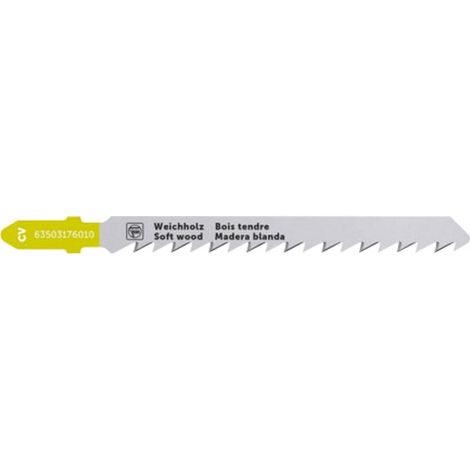 Fein 63503176010 Lama per seghetto alternativo per legno CV 75 T4 SW SC 5 pz.