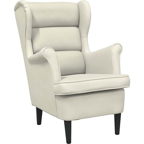 Maison Exclusive - Sessel Cremeweiß Samt