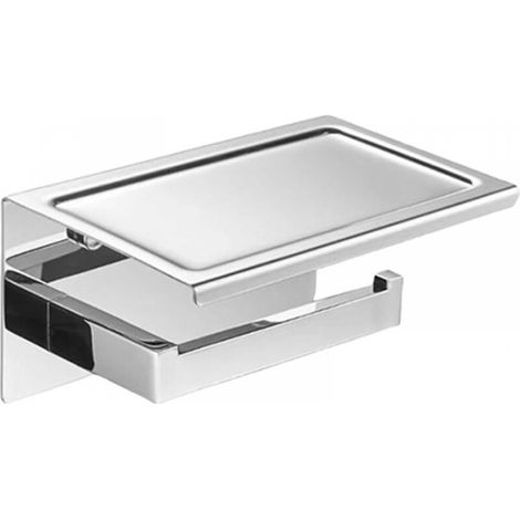 Ensemble de matériel de Salle de Bain en Acier Inoxydable chromé, Porte-Serviettes carré, Porte-Serviettes, Porte-Papier (1/5)