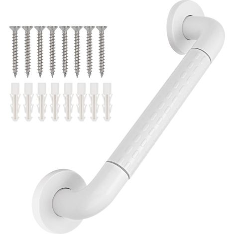 40 cm Barre d'Appui pour Personnes Âgées, Barre de Maintien Douche en Acier Inox, Poignée Antidérapante de Baignoire de Salle de Bain pour Handicapées (1/4)